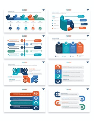 現(xiàn)代簡(jiǎn)約企業(yè)營銷策劃信息圖表設(shè)計(jì) PowerPoint與Keynote模板應(yīng)用